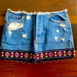 CARMAR denim skirt